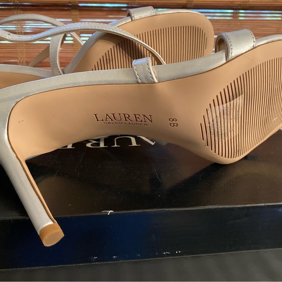 Lauren Ralph Lauren Silver Heels - Picture 7 of 8